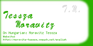 tessza moravitz business card